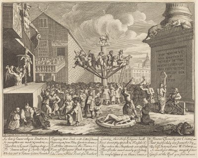 Het Zuidzeeplan door William Hogarth