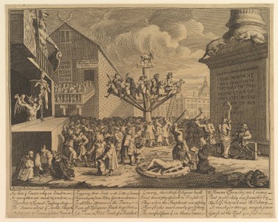 Het Zuidzeeplan, 1722 door William Hogarth