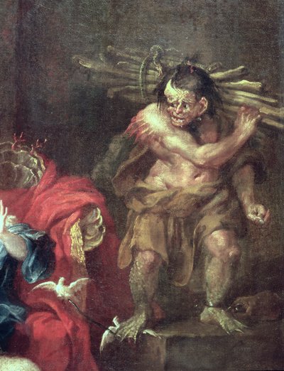 De storm (detail) door William Hogarth