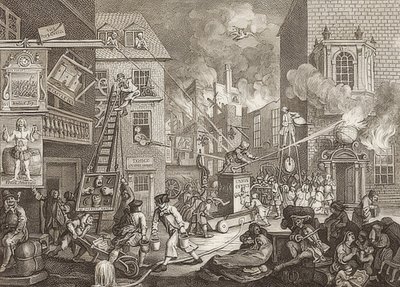 The Times, Plaat 1 door William Hogarth