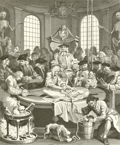 De vier stadia van wreedheid door William Hogarth