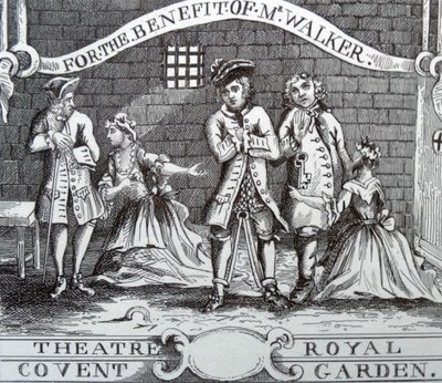 Kaartje voor het Theater door William Hogarth