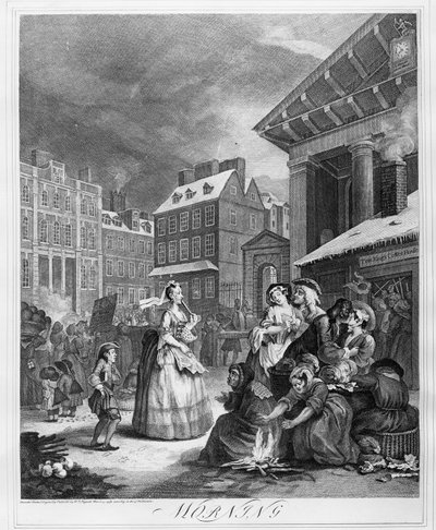 Tijden van de Dag, Ochtend door William Hogarth
