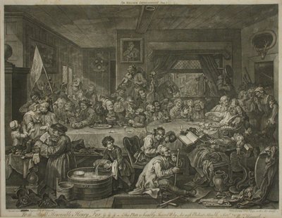 Zonder titel door William Hogarth