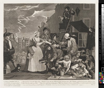 IJdelheid door William Hogarth