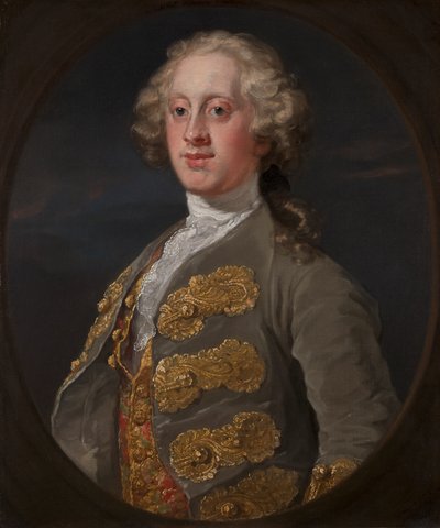 William Cavendish, Markies van Hartington, Later vierde Hertog van Devonshire door William Hogarth