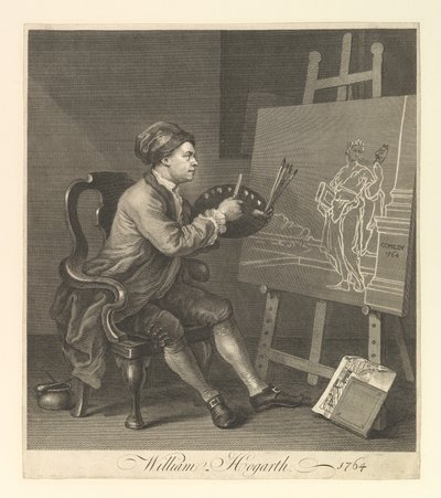 William Hogarth, sergeant-schilder van Zijne Majesteit, 1764 door William Hogarth