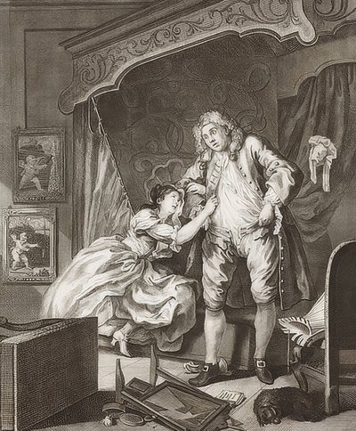 Tweeluik: Voor en Na. Blad 2: Na door William Hogarth
