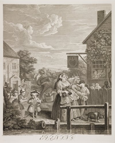 nl: Vier momenten van de dag: Avond door William Hogarth