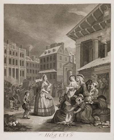 nl: Vier momenten van de dag: Ochtend door William Hogarth