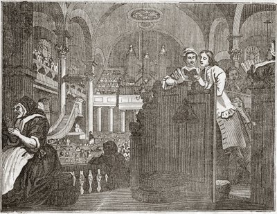 De ijverige leerling die de plicht van een christen vervult, uit de serie 