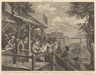 De Stemming door William Hogarth and Francois Morellon de La Cave