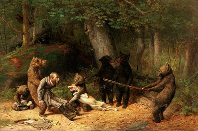 De jager voor de gek houden door William Holbrook Beard