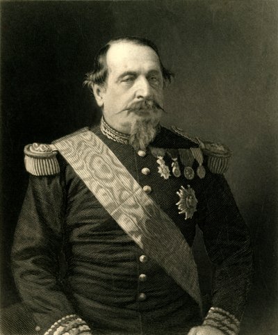 Napoleon III, ca. 1872 door William Holl