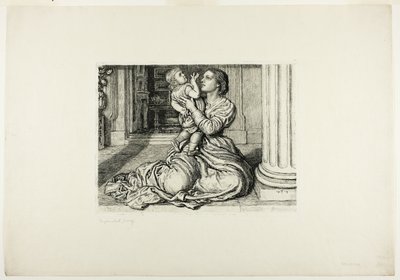 Vader neemt afscheid door William Holman Hunt