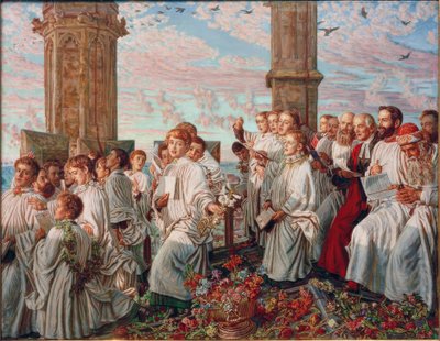 Meidag op de Magdalenentoren door William Holman Hunt
