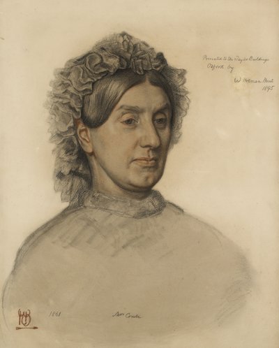 Mevrouw Thomas Combe (1806-1893) door William Holman Hunt