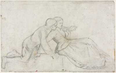 Studie voor "De Herdersknecht" door William Holman Hunt