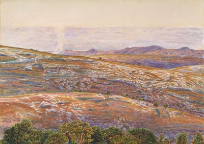 De Dode Zee vanuit Siloam, 1861 door William Holman Hunt