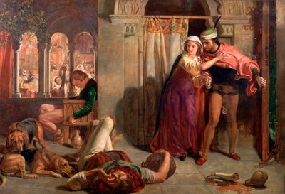 De vooravond van Sint Agnes door William Holman Hunt