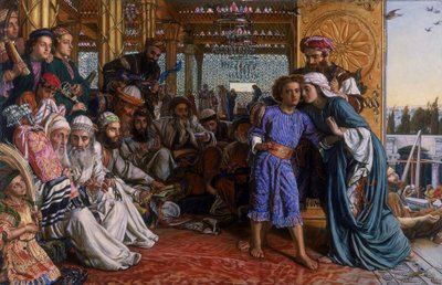 Het vinden van de Verlosser in de Tempel door William Holman Hunt