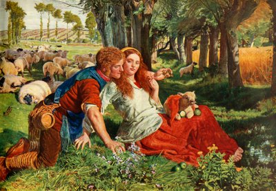 De huurlingsherder, 1851, 1948 door William Holman Hunt