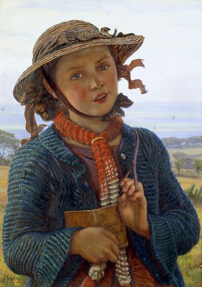 Het Schoolmeisjeslied, 1859 door William Holman Hunt