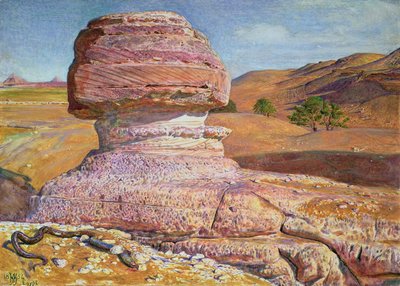De Sfinx bij Gizeh, 1854 door William Holman Hunt