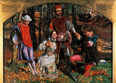 Valentino redt Silvia van Proteus door William Holman Hunt