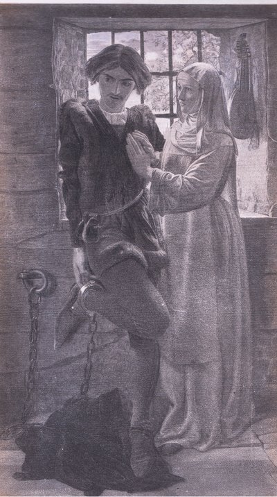 Claudio en Isabella, Bibbys Jaarboek, 1916-1917 door William Holman after Hunt