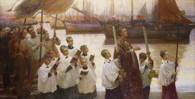 Rogation Day, Cornwall door William Holt Yates Titcomb