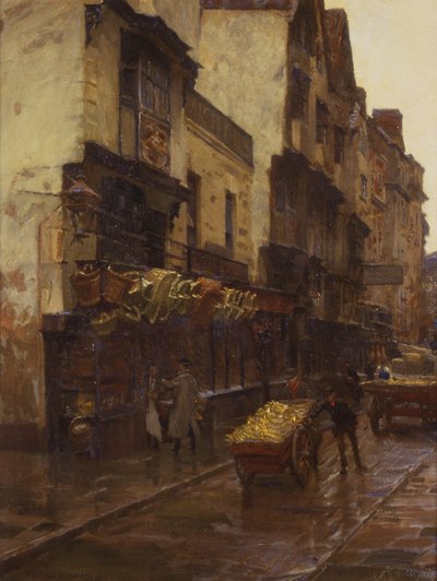 De wieg van de Wills Tobacco Firm, Mary-le-Port Street, Bristol, c.1902 door William Holt Yates Titcomb