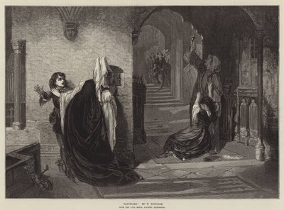 Sanctuary, van de late Royal Academy Tentoonstelling door William Holyoake