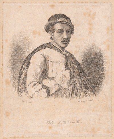 De heer Allan door William Home Lizars