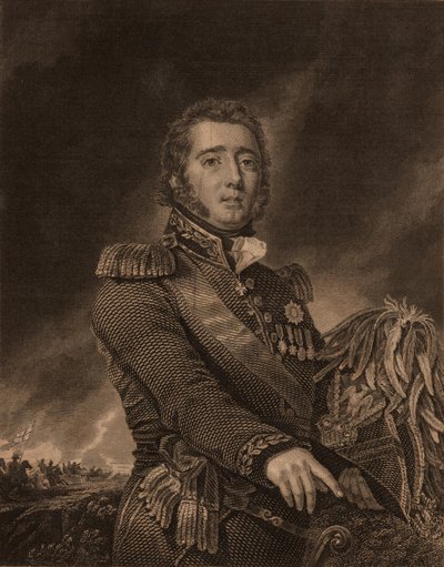 Portret van Gregor MacGregor 1786-1845 door William Home Lizars