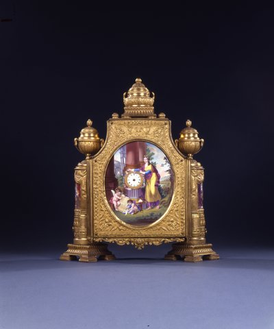 George III schoorsteenklok door William Hopkins Craft