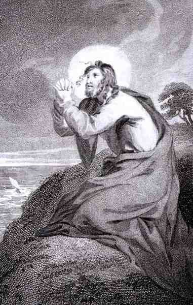 Christus Biddend op de Berg, uit 