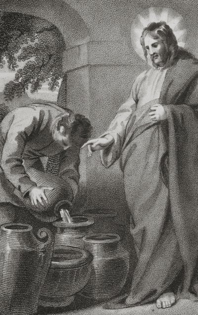 Christus verandert water in wijn, uit 