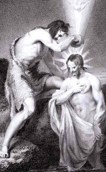 St. Johannes Doopt Christus, uit 