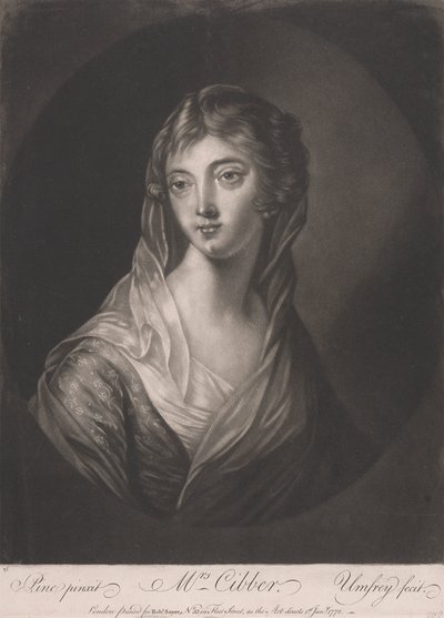 Mevrouw Cibber door William Humphrey