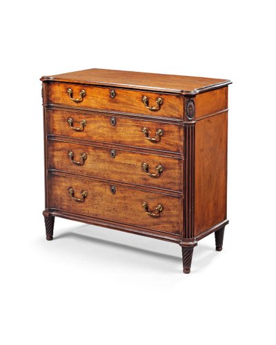 George III commode, c.1780 door William Ince
