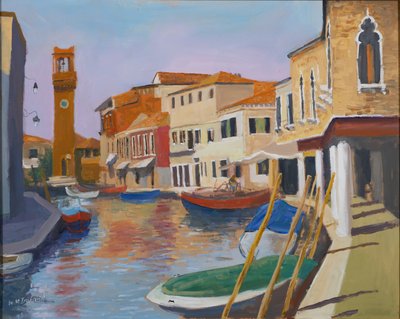 Burano Klokkentoren, 2000 door William Ireland