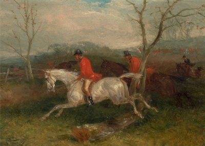 Vossenjacht: Naar een hek (volle jacht) door William J. Shayer