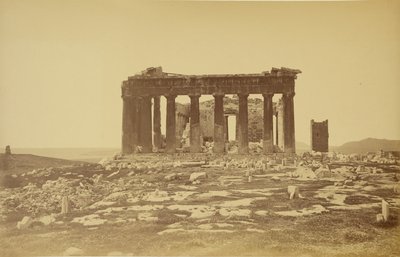 Parthenon, oosters gezicht. door William J. Stillman