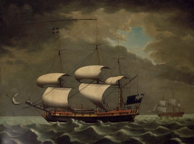 Slavenschip, ca. 1780 door William Jackson
