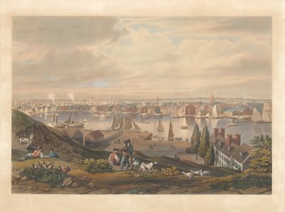 Baltimore vanaf Federal Hill door William James Bennett