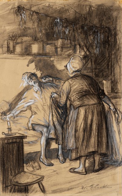 Hier zijn je broeken door William James Glackens