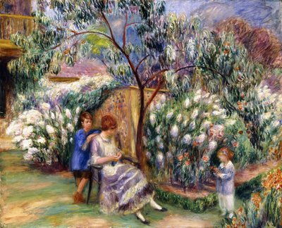 In de Tuin door William James Glackens