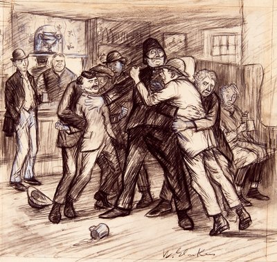 Het kostte vier van ons om ze uit elkaar te houden door William James Glackens