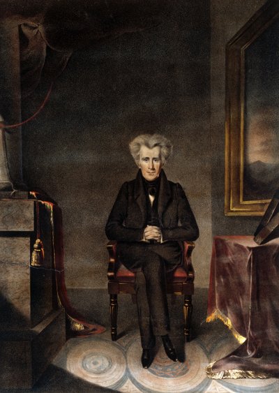 Andrew Jackson, uitgegeven ca. 1835 door William James Hubard